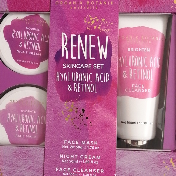 Organik Botanik Renew Skincare set.  New Sealed in Box - Picture 2 of 7